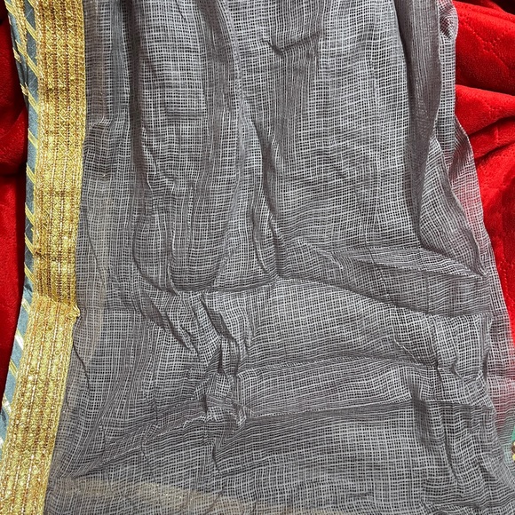 Rajasthani print 3 piece set with Gota Patti work ! - Picture 14 of 15